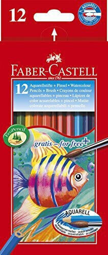 Faber-Castell Kredki Rybka z pędzelkiem (224487)