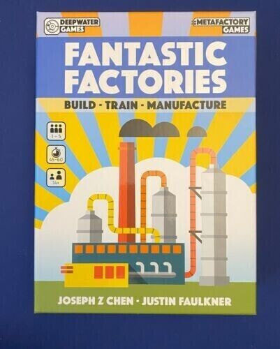 Настольная игра Metafactory Games "Fantastic Factories" в отличном состоянии GTS