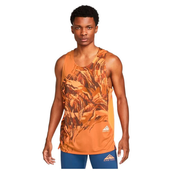 NIKE Dri Fit Trail Rise 365 Printed sleeveless T-shirt