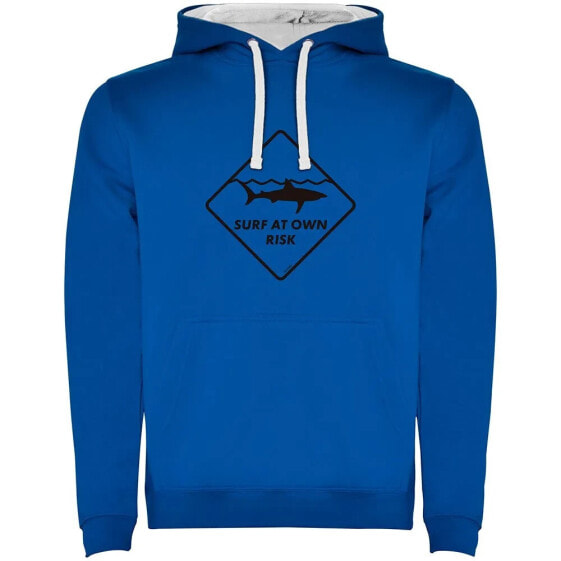 KRUSKIS Surf At Own Risk Two-Colour hoodie