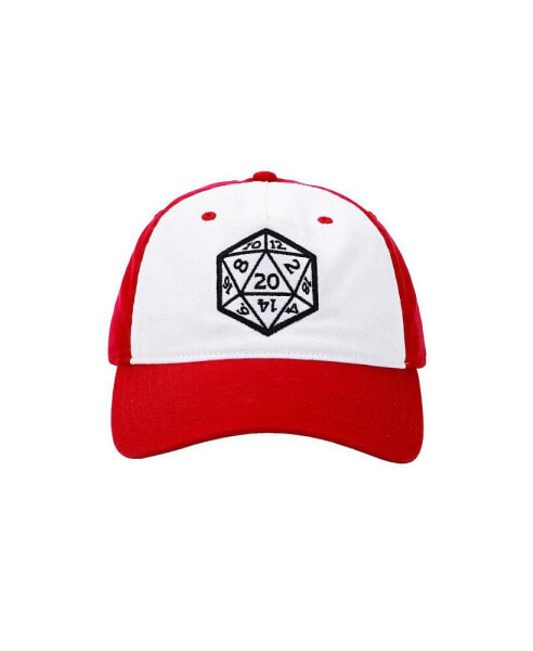 Men's Dungeons and Dragons 20-Sided Die Patch Adult Baseball Cap