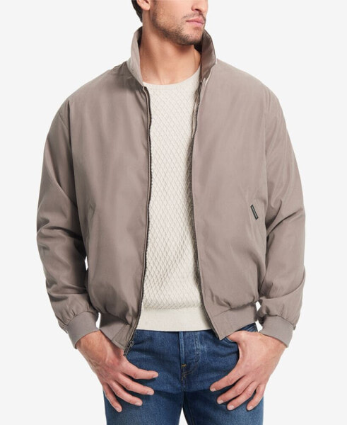 Men's Big & Tall Lightweight Full-Zip Bomber Jacket