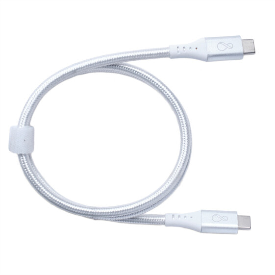 Bachmann Ochno USB-C Kabel gerade 0.7m silber - Cable - Digital