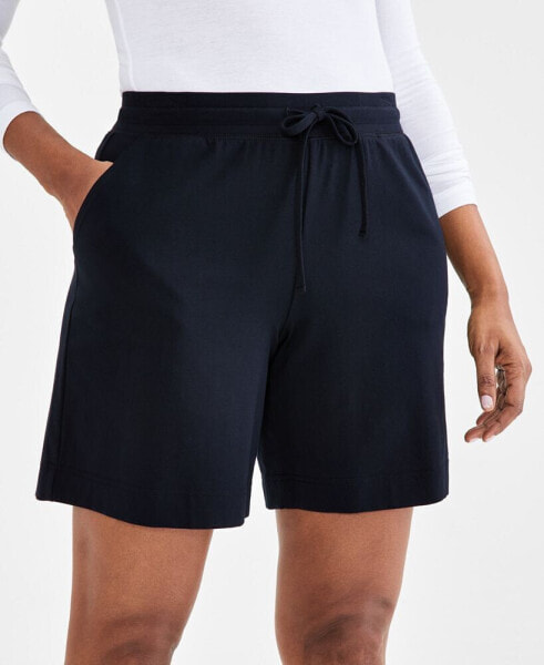 Women's Mid Rise Sweatpant Shorts, Created for Macy's
