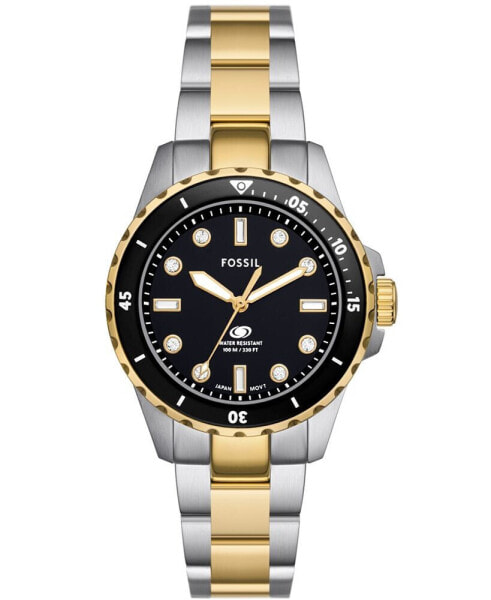 Часы Fossil Blue Dive Two-Tone Steel Watch