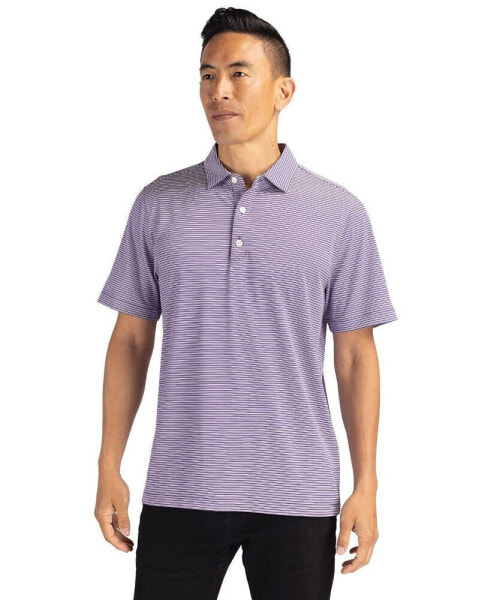 Big & Tall Forge Eco Double Stripe Stretch Recycled Polo Shirt