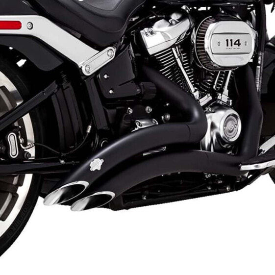 VANCE + HINES Harley Davidson FLFB 1750 ABS Softail Fat Boy 107 Ref:46375 not homologated full line system