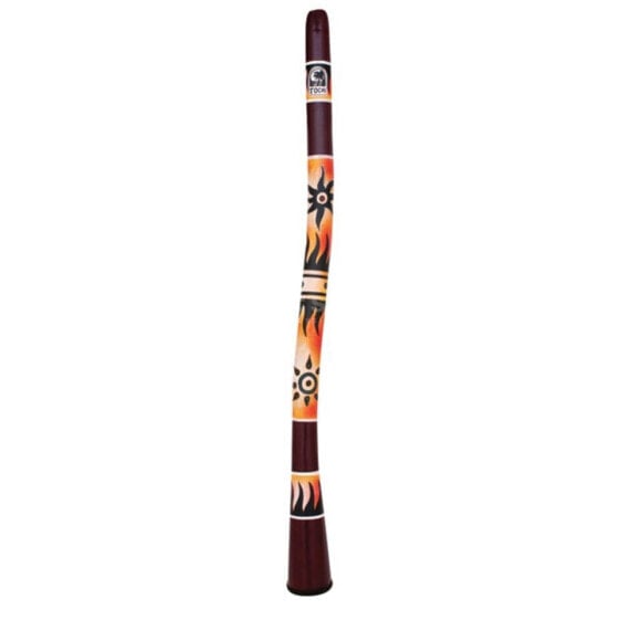 Toca Percussion Curved Didgeridoo DIDG-CTS, 50", Tribal Sun