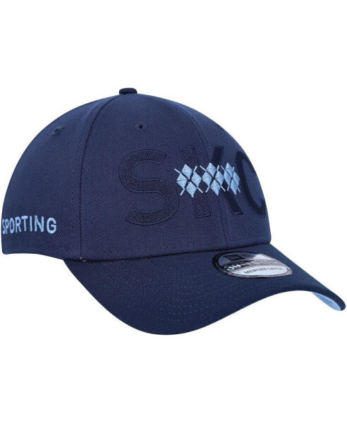 Men's Navy Sporting Kansas City Kick Off 39THIRTY Flex Hat