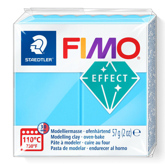 STAEDTLER FIMO 8010 - Modeling clay - Blue - Adult - 1 pc(s) - Neon blue - 1 colours