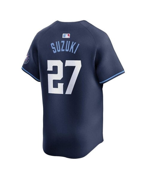 Men's Seiya Suzuki Navy Chicago Cubs City Connect Limited Player Jersey