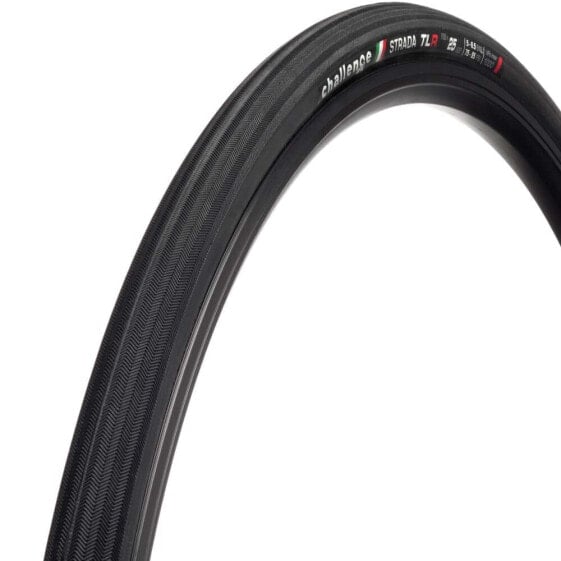 Покрышка для велосипеда CHALLENGE TIRES Strada Race Tubeless 700С x 27 Road Tyre черная