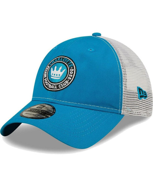 Men's Blue Charlotte FC Trucker 9TWENTY Snapback Hat