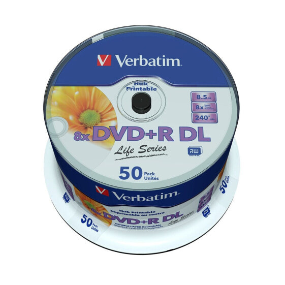 DVD-R Verbatim 97693 50 uds 8,5 GB (50 штук)