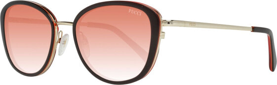 Emilio Pucci Sonnenbrille EP0047-O 05T 52 Damen Schwarz