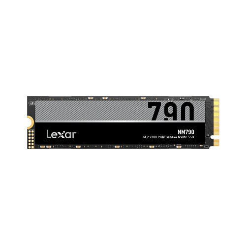 Lexar SSD NM790 4000 GB, SSD form factor M.2 2280, SSD s?saja M.2 NVMe, Rašymo greitis 6500 MB/s, Skaitymo greitis 7400 MB/s