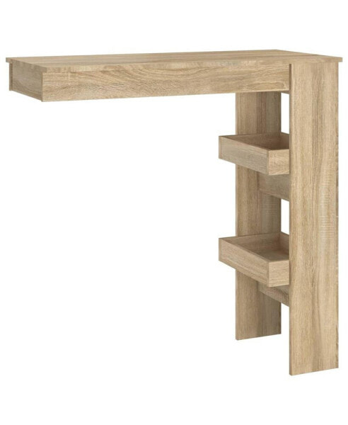 Стул барный vidaXL Sonoma Oak 40.2"x17.7"x40.7" из древесины - для кухни