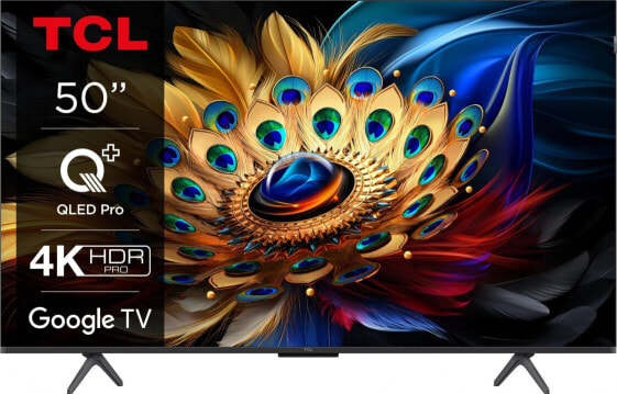 Telewizor TCL 50C655 QLED 50'' 4K Ultra HD Google TV