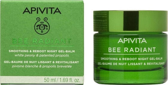 Glättender Nachtgel-Balsam mit weißer Pfingstrose und Propolis