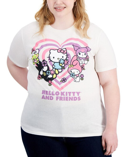Футболка женская Love Tribe Hello Kitty короткими рукавами
