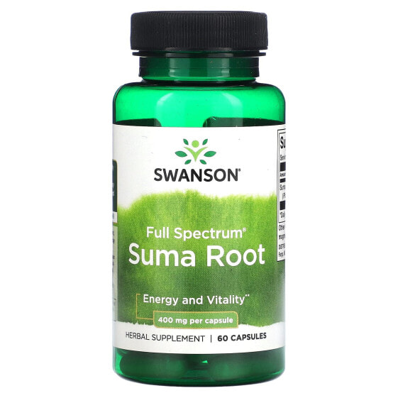 Капсулы Full Spectrum Suma Root, 400 мг, 60 шт. от Swanson