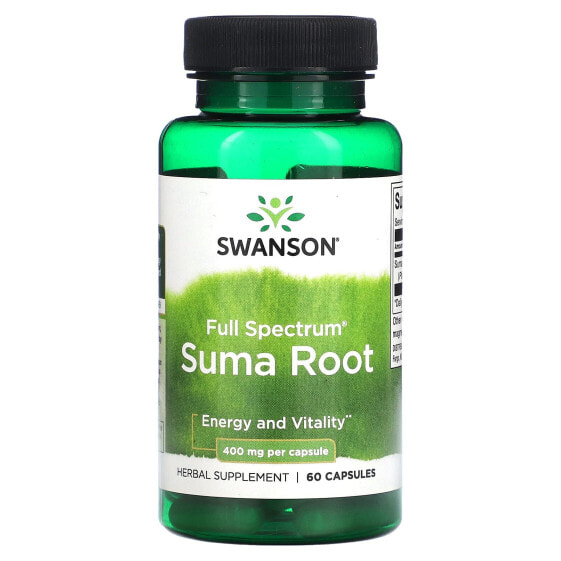 Full Spectrum Suma Root, 400 mg, 60 Capsules