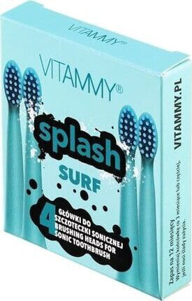 Końcówka Vitammy do szczoteczki sonicznej Splash Surf 4szt.