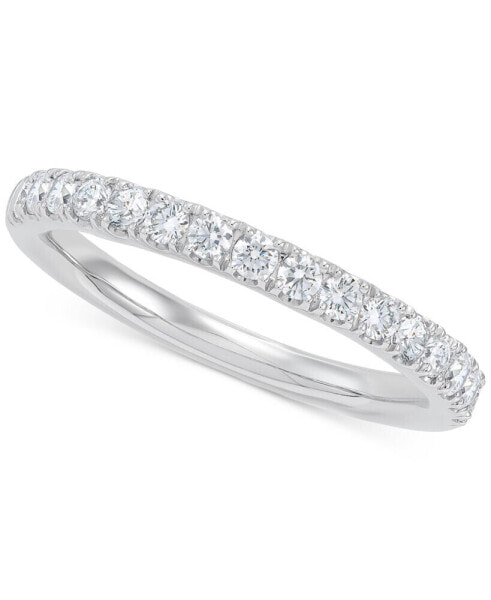 IGI Certified Lab Grown Diamond Band (1/2 ct. t.w.) in 14k White Gold