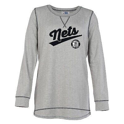 Футболка NBA Brooklyn Nets Gray Long Sleeve