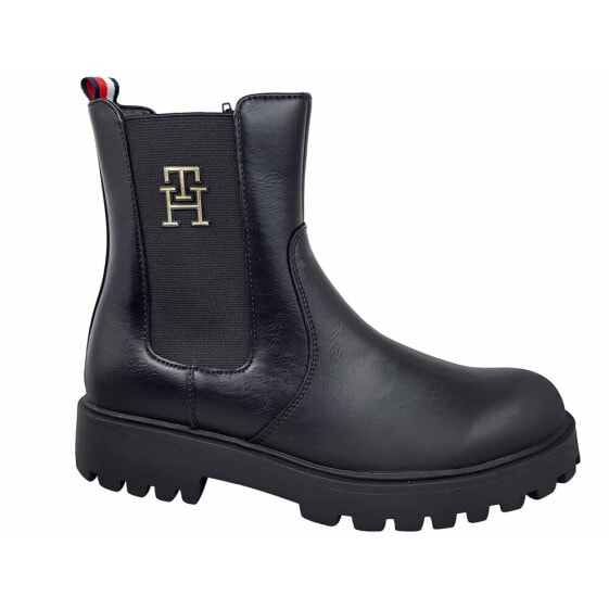 Ботильоны женские Tommy Hilfiger Chelsea Boot Black