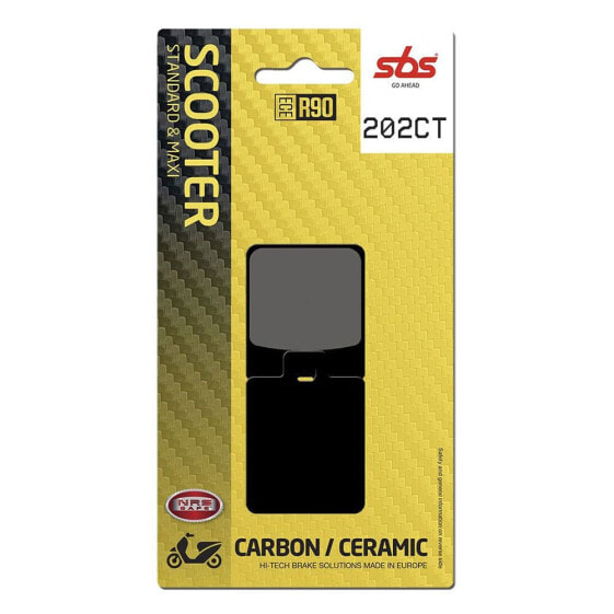 SBS Hi-Tech Street 202CT Carbon Ceramic Brake Pads