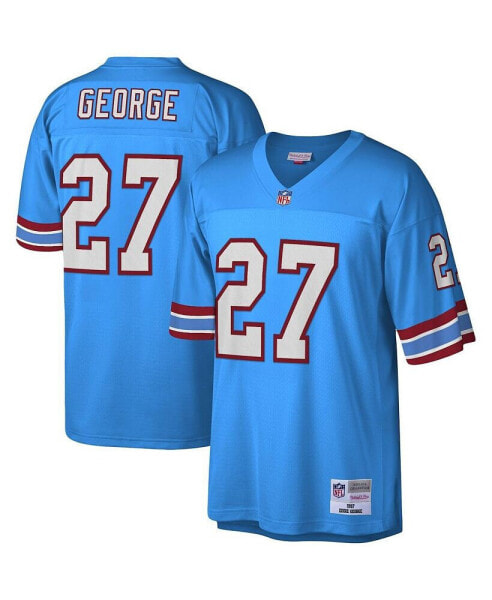 Men's Eddie George Light Blue Houston Oilers Legacy Replica Jersey