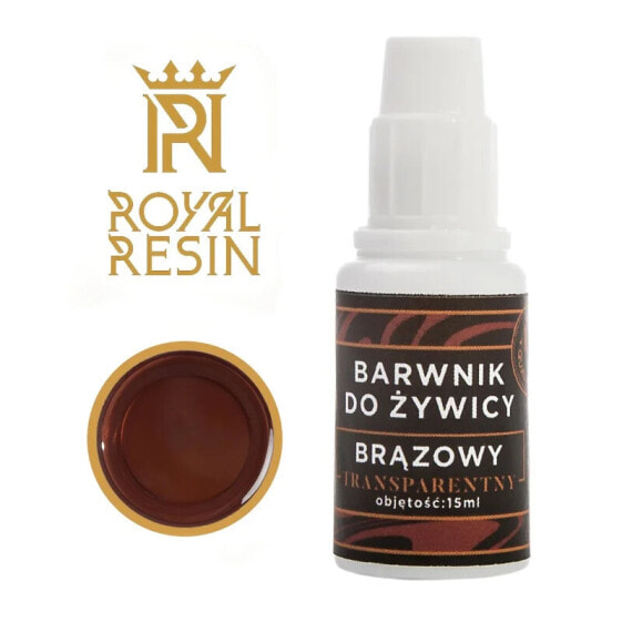Dye for epoxy resin Royal Resin - transparent liquid - 15 ml - dark brown