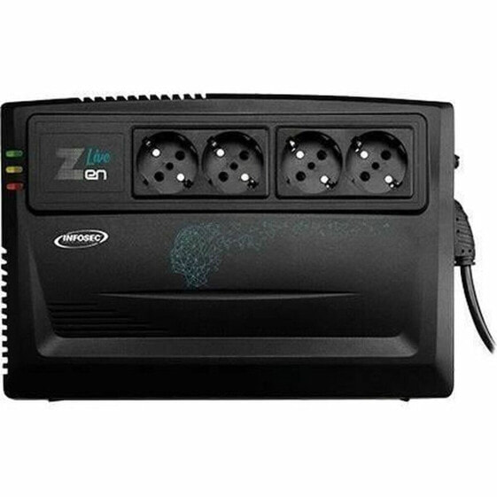 Uninterruptible Power Supply System Interactive UPS INFOSEC ZEN LIVE 800 800 VA 480 W