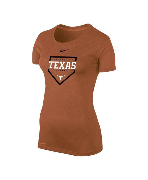 Men's Texas Orange Texas Longhorns Baseball Home Plate Performance T-shirt