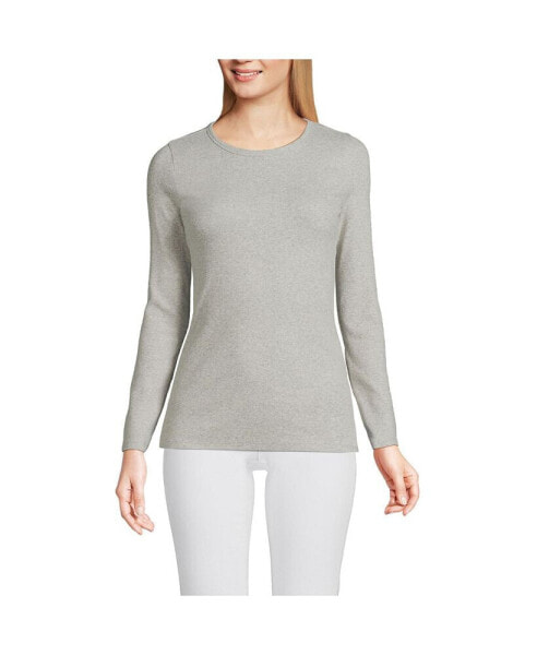 Women's Long Sleeve Micro Rib T-Shirt