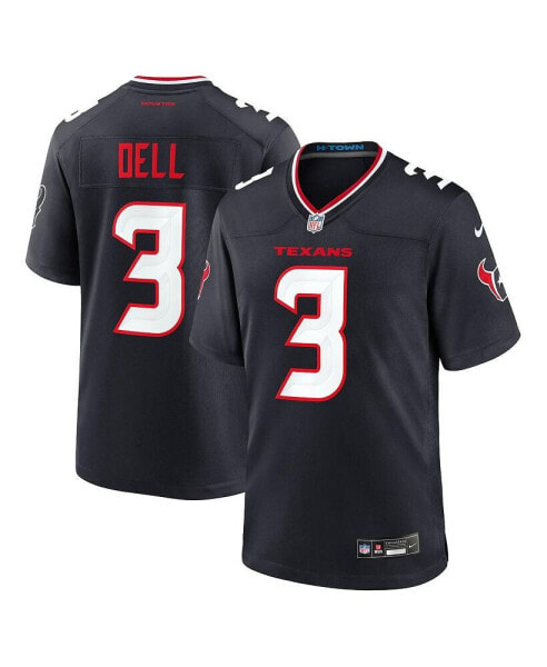 Men's Tank Dell Navy Houston Texans Game Jersey