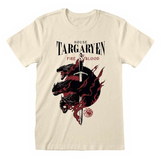 HEROES Official Game Of Thrones House Targaryen short sleeve T-shirt