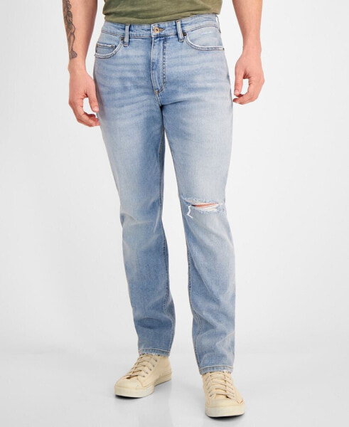 Men's Horizon Athletic Slim Fit Ripped Jeans, Created for Macy's