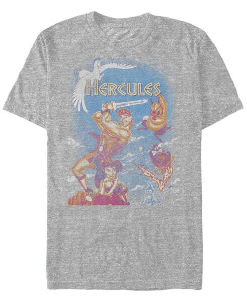 Men's Hercules Box Fade Short Sleeve Crew T-shirt