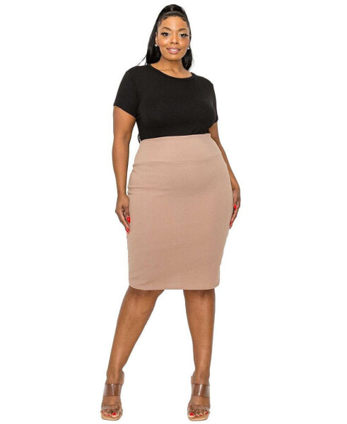 Plus Size Molly Pencil Skirt