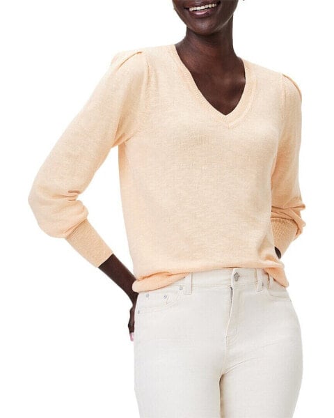 Nic+Zoe Slub V-Neck Sweater Women's