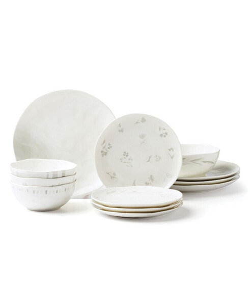 Oyster Bay Dinnerware Set, 12 Piece