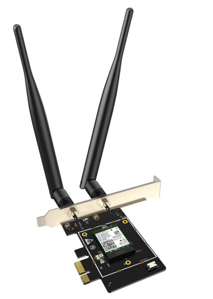 Tenda E33 - Internal - Wireless - PCI Express - WLAN - 2402 Mbit/s - Black - Steel