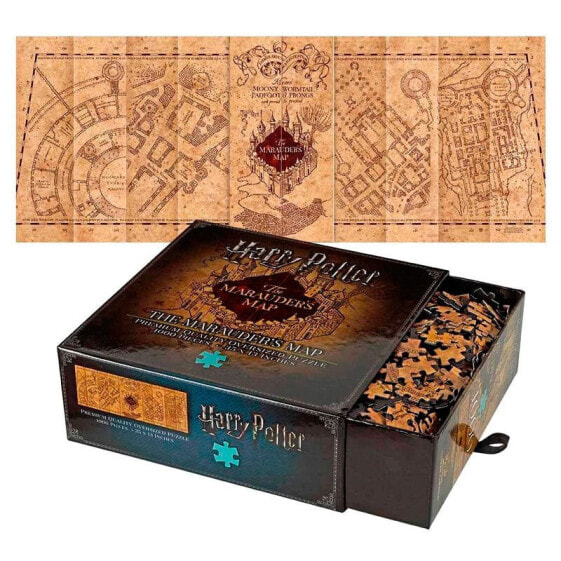 NOBLE COLLECTION Harry Potter The Marauder Map Cover Puzzle 1000 Pieces