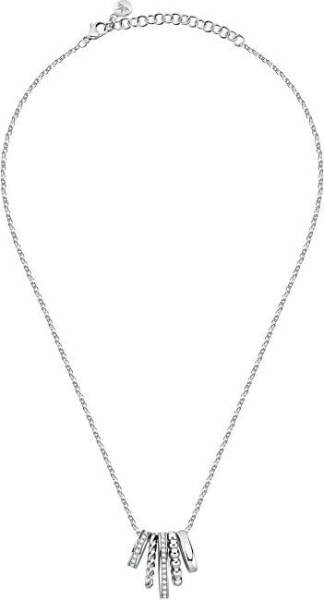 Modern steel necklace Insieme SAKM75 (chain, pendant)