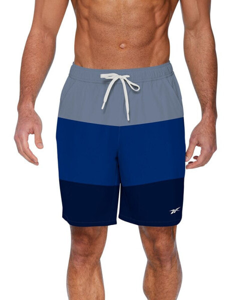 Men's Quick-Dry Colorblock Core Valley 7" Swim Trunks