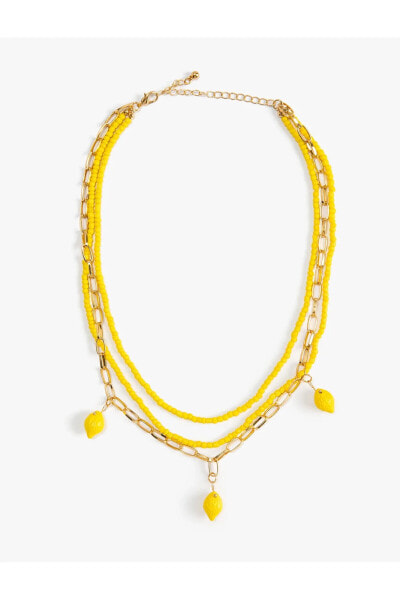 Колье Koton Lemon Charms Multi-Layer