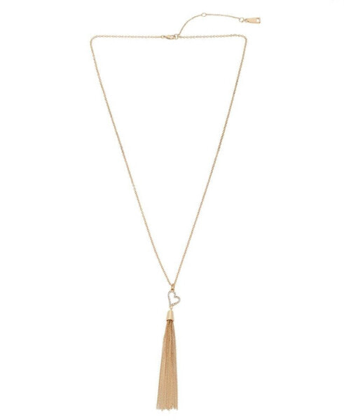 Heart Tassel Pendant Long Necklace