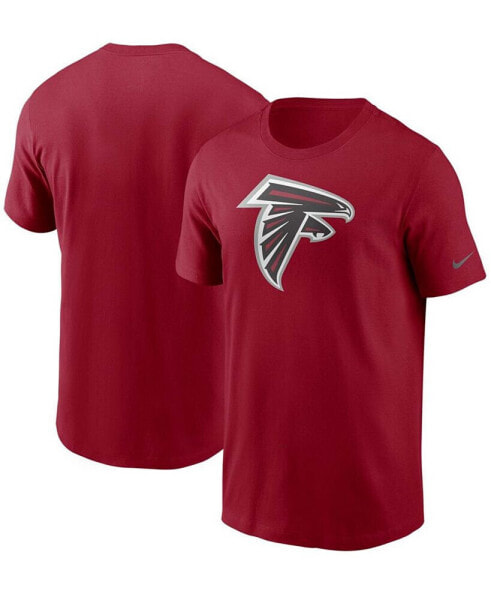 Men's Red Atlanta Falcons Primary Logo T-shirt